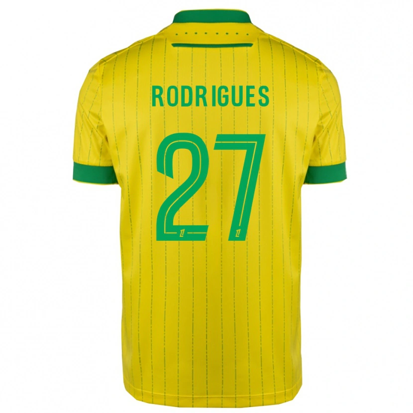 Danxen Mujer Camiseta Nelly Rodrigues #27 Amarillo Verde 1ª Equipación 2025/26 La Camisa México