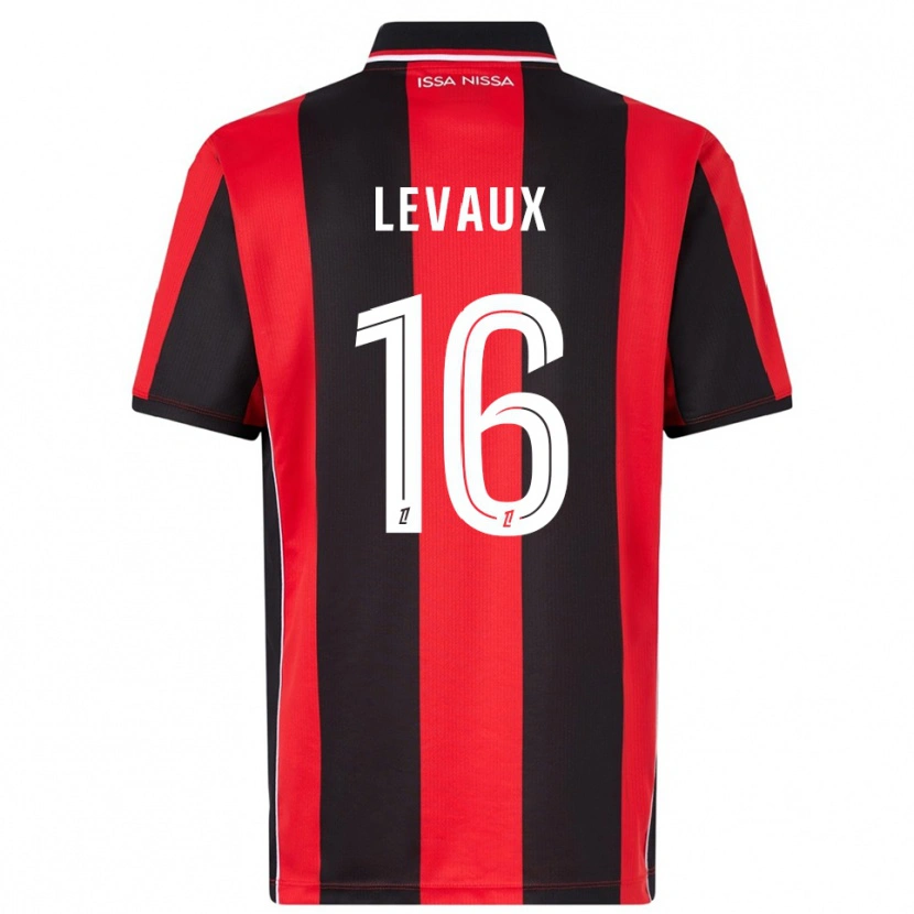 Danxen Mujer Camiseta Lana Levaux #16 Rojo Negro 1ª Equipación 2025/26 La Camisa México