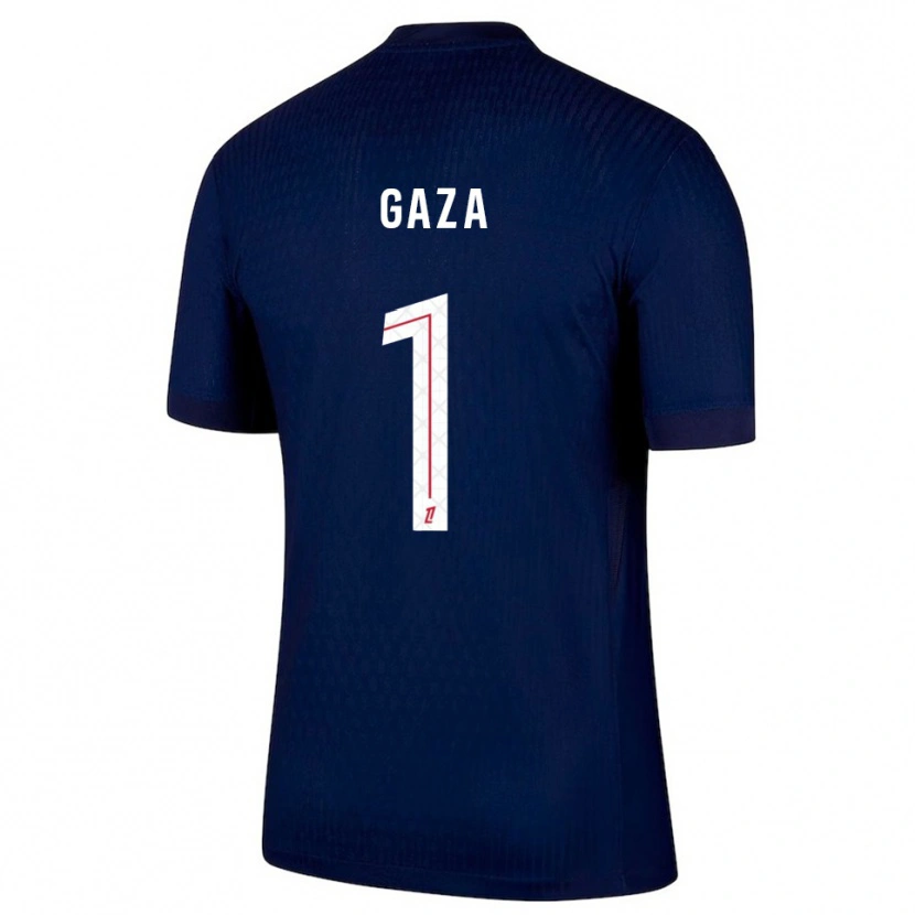 Danxen Mujer Camiseta Johnny Gaza #1 Azul Marino Rojo 1ª Equipación 2025/26 La Camisa México