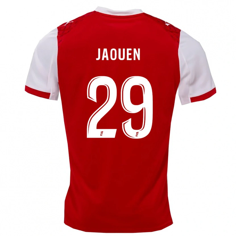 Danxen Mujer Camiseta Ewen Jaouen #29 Rojo Blanco 1ª Equipación 2025/26 La Camisa México