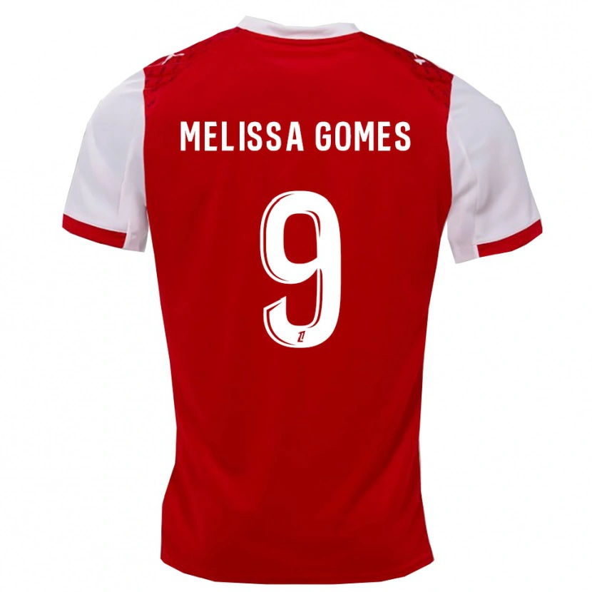 Danxen Mujer Camiseta Melissa Ferreira Gomes #9 Rojo Blanco 1ª Equipación 2025/26 La Camisa México
