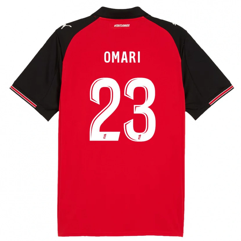 Danxen Mujer Camiseta Warmed Omari #23 Rojo Negro 1ª Equipación 2025/26 La Camisa México
