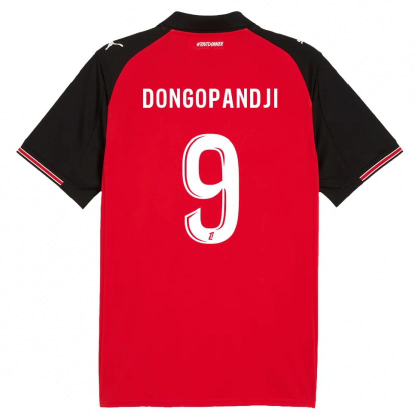 Danxen Mujer Camiseta Kelvin Dongopandji #9 Rojo Negro 1ª Equipación 2025/26 La Camisa México