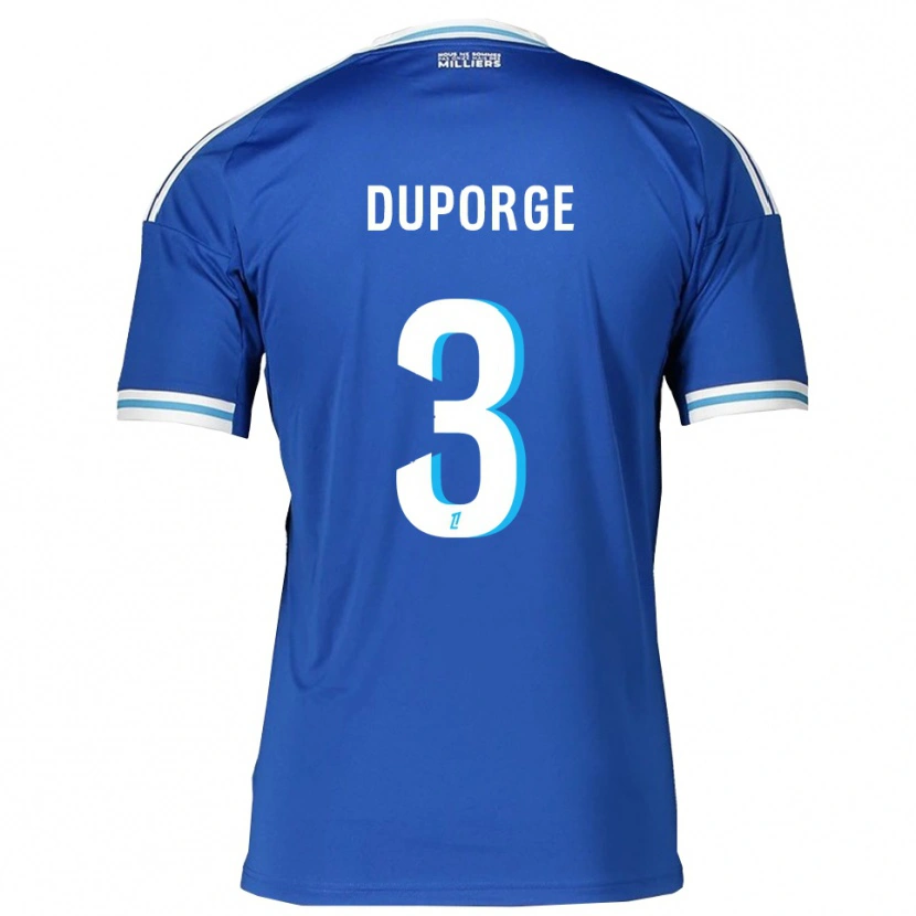 Danxen Mujer Camiseta Morgane Duporge #3 Azul Blanco 1ª Equipación 2025/26 La Camisa México