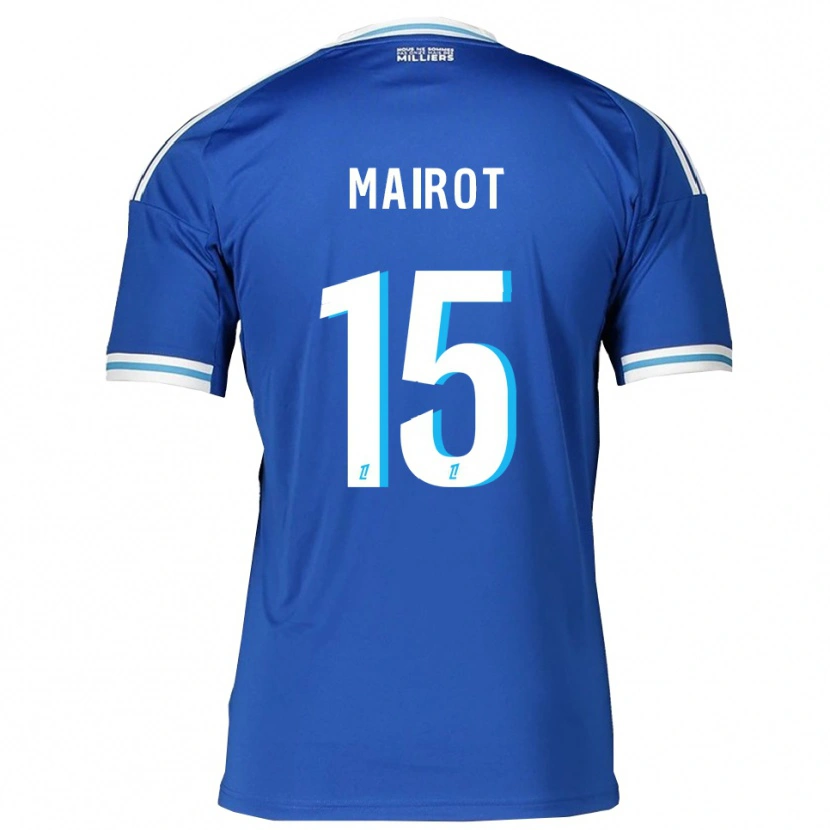 Danxen Mujer Camiseta Clémence Mairot #15 Azul Blanco 1ª Equipación 2025/26 La Camisa México