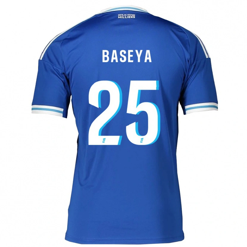 Danxen Mujer Camiseta Steven Baseya #25 Azul Blanco 1ª Equipación 2025/26 La Camisa México