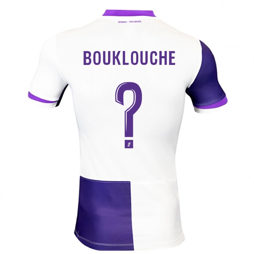 Danxen Mujer Camiseta Kelyan Bouklouche #0 Morado Blanco 1ª Equipación 2025/26 La Camisa México