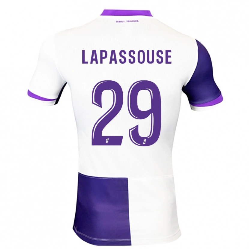 Danxen Mujer Camiseta Louna Lapassouse #29 Morado Blanco 1ª Equipación 2025/26 La Camisa México