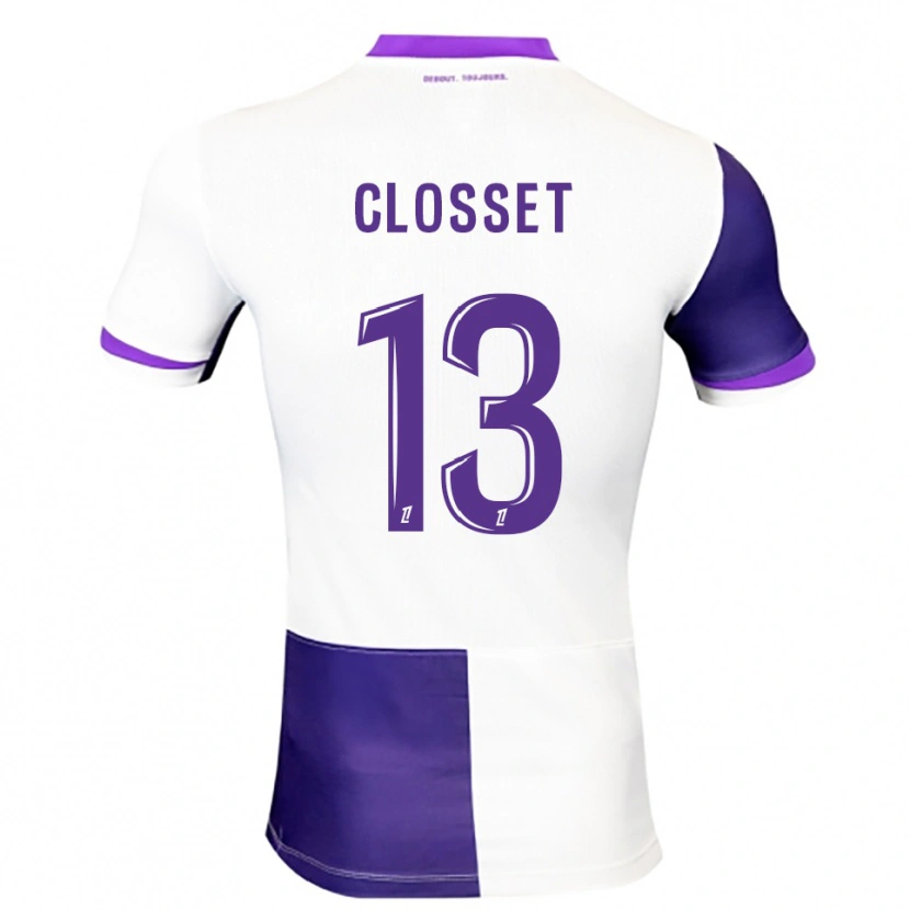 Danxen Mujer Camiseta Océane Closset #13 Morado Blanco 1ª Equipación 2025/26 La Camisa México