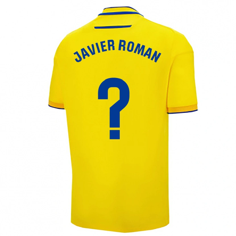 Danxen Mujer Camiseta José Javier Román #0 Amarillo Marino 1ª Equipación 2025/26 La Camisa México