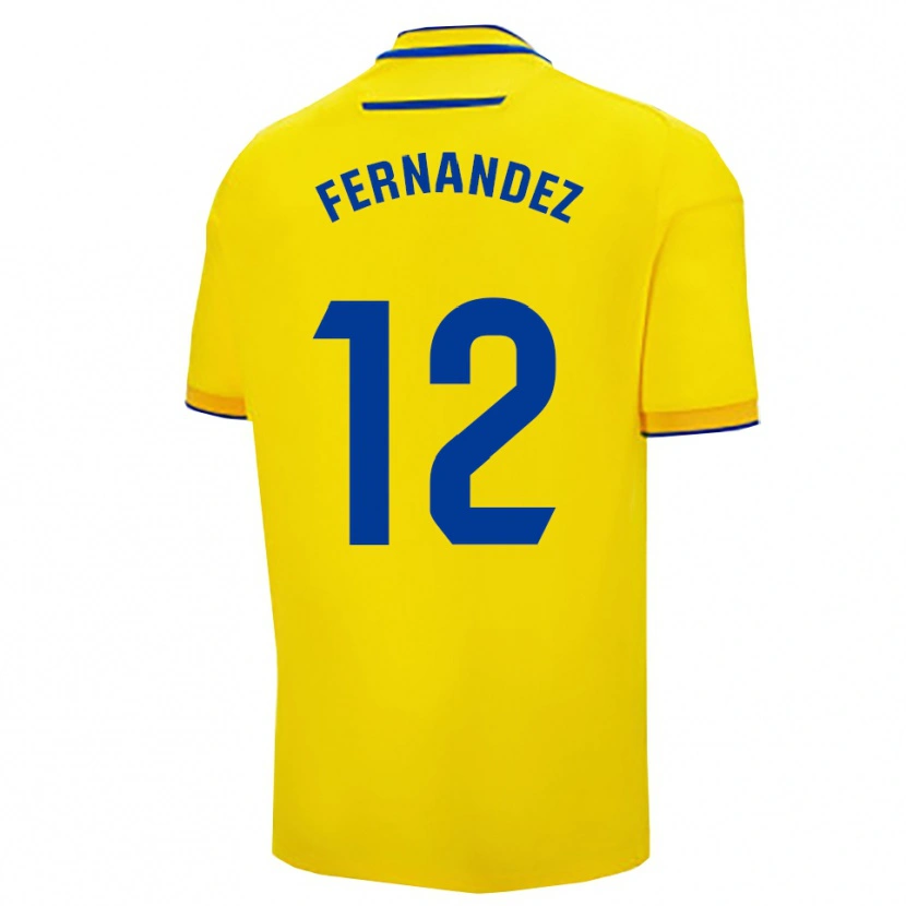 Danxen Mujer Camiseta Sandra Fernández León #12 Amarillo Marino 1ª Equipación 2025/26 La Camisa México