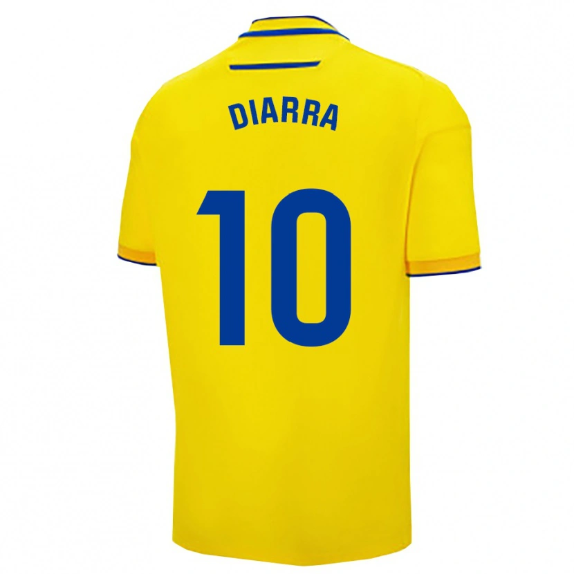 Danxen Mujer Camiseta Yussi Diarra #10 Amarillo Marino 1ª Equipación 2025/26 La Camisa México