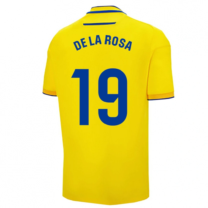 Danxen Mujer Camiseta José Antonio De La Rosa #19 Amarillo Marino 1ª Equipación 2025/26 La Camisa México