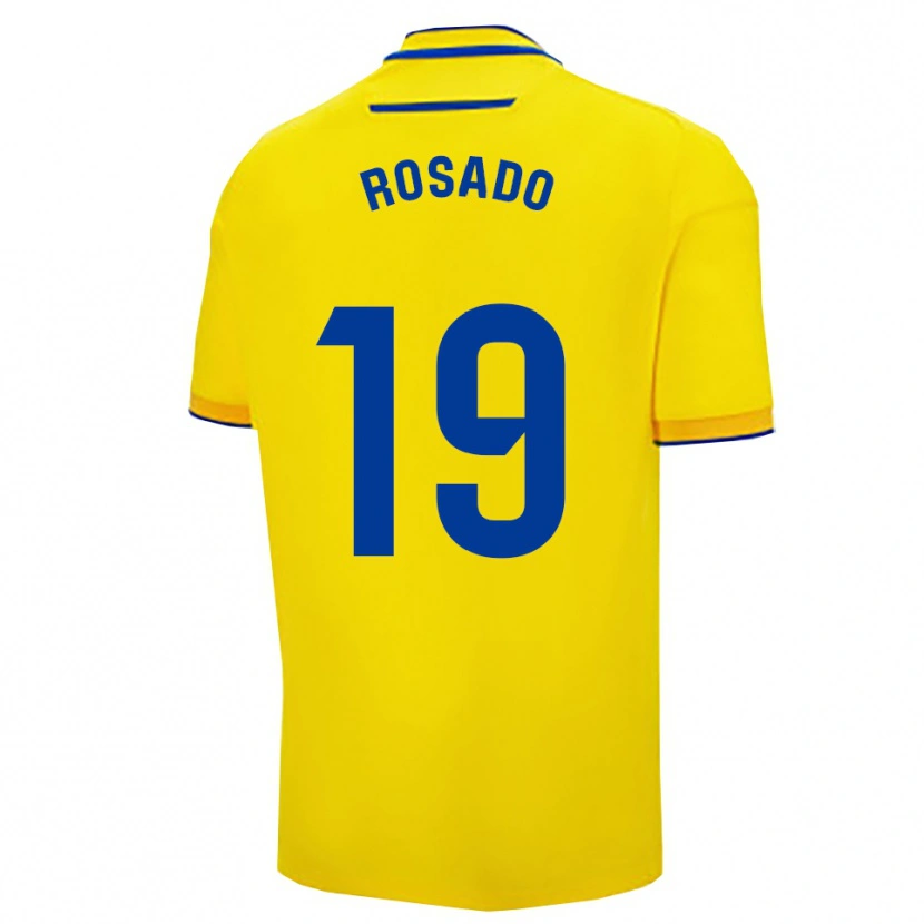 Danxen Mujer Camiseta Roberto Rosado #19 Amarillo Marino 1ª Equipación 2025/26 La Camisa México