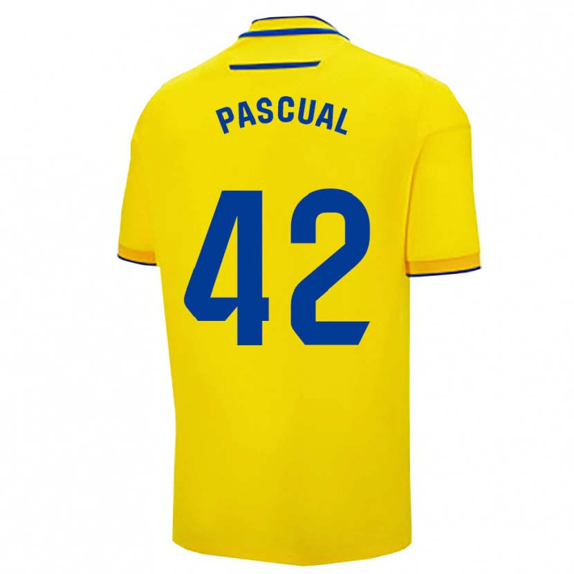 Danxen Mujer Camiseta García Pascual #42 Amarillo Marino 1ª Equipación 2025/26 La Camisa México
