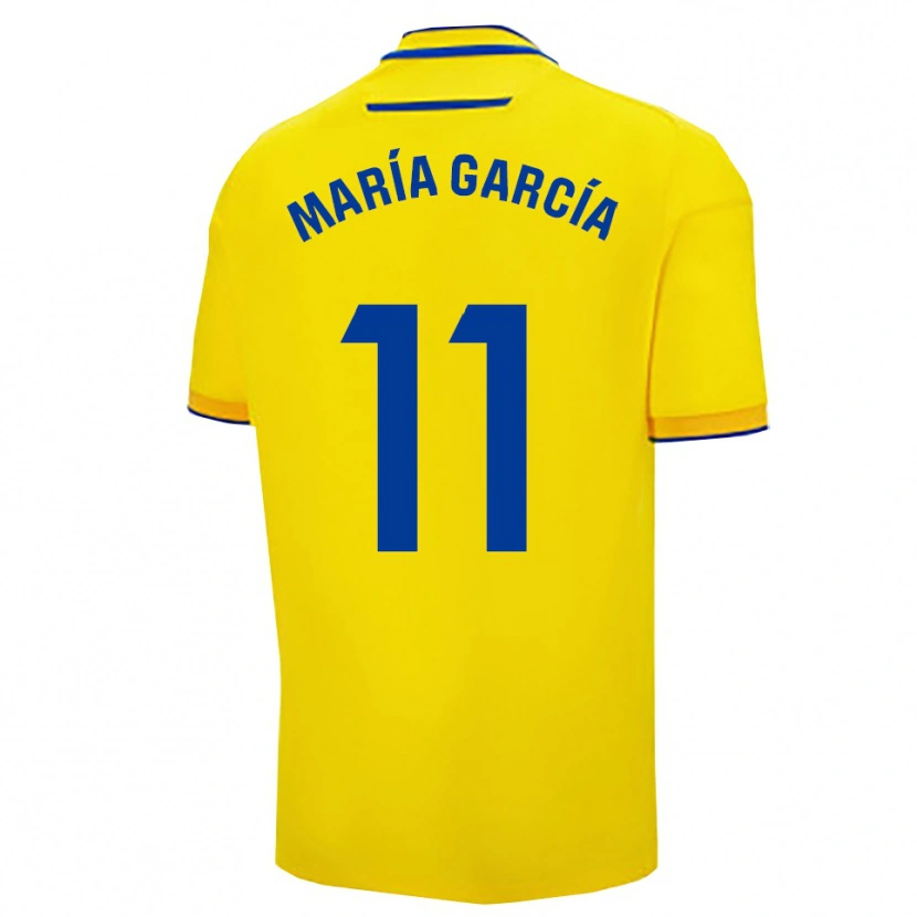 Danxen Mujer Camiseta María García Villega #11 Amarillo Marino 1ª Equipación 2025/26 La Camisa México