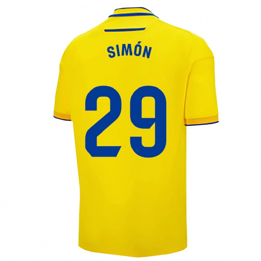 Danxen Mujer Camiseta Luis Simón #29 Amarillo Marino 1ª Equipación 2025/26 La Camisa México