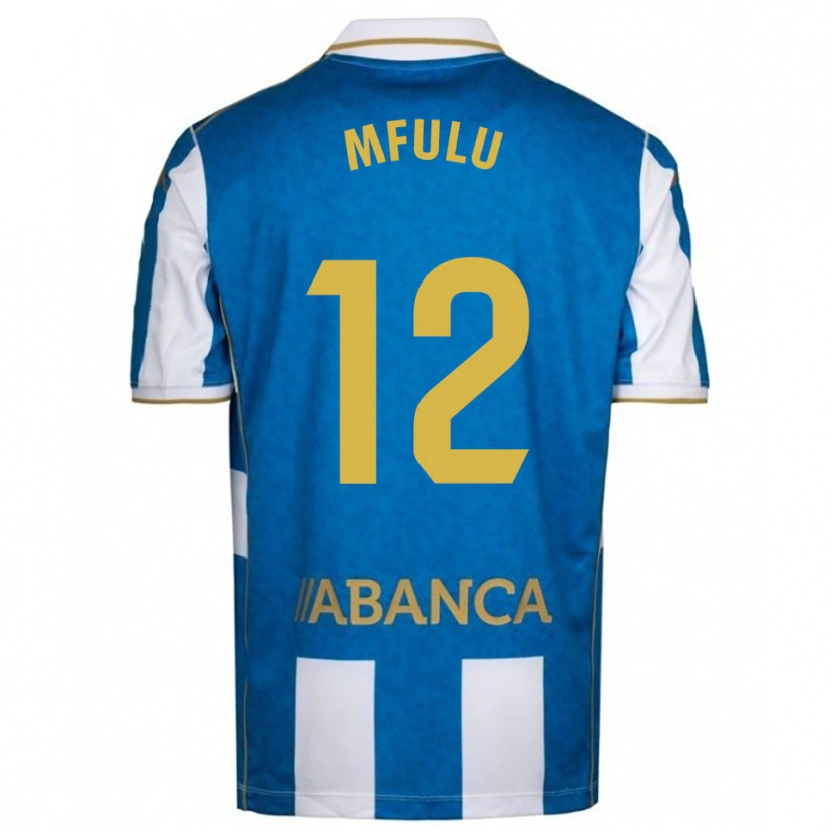 Danxen Mujer Camiseta Nuke Mfulu #12 Blanco Azul 1ª Equipación 2025/26 La Camisa México