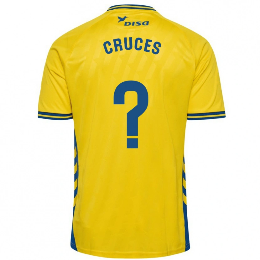 Danxen Mujer Camiseta Denis Cruces #0 Amarillo Azul 1ª Equipación 2025/26 La Camisa México