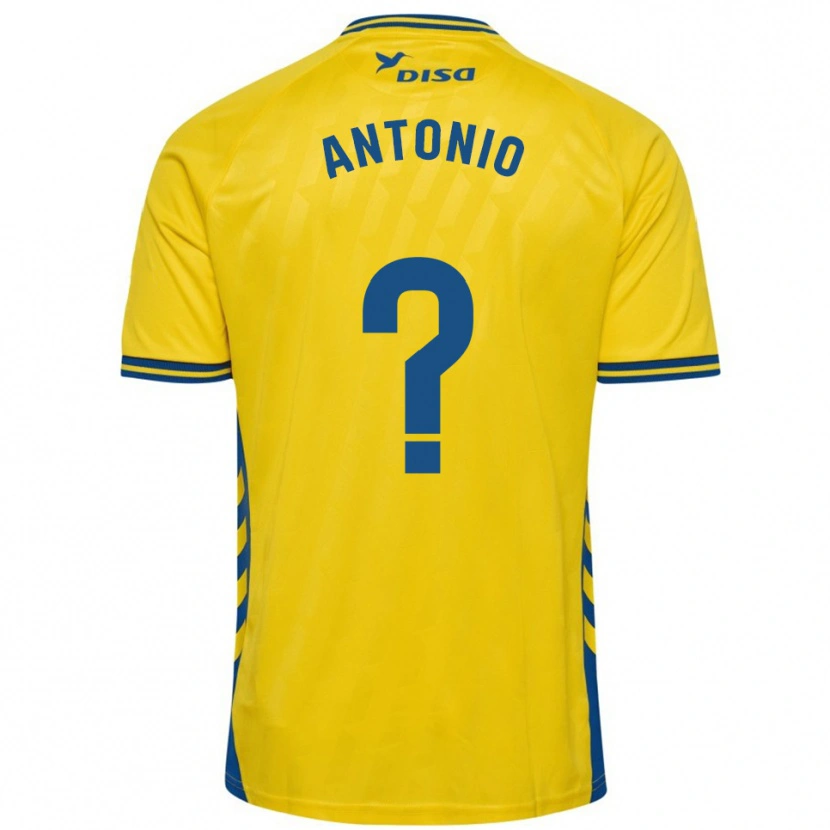 Danxen Mujer Camiseta Antonio Hernández #0 Amarillo Azul 1ª Equipación 2025/26 La Camisa México