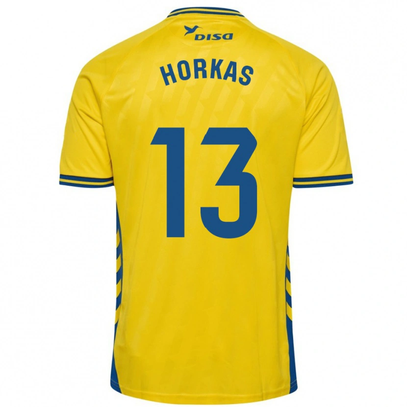 Danxen Mujer Camiseta Dinko Horkas #13 Amarillo Azul 1ª Equipación 2025/26 La Camisa México