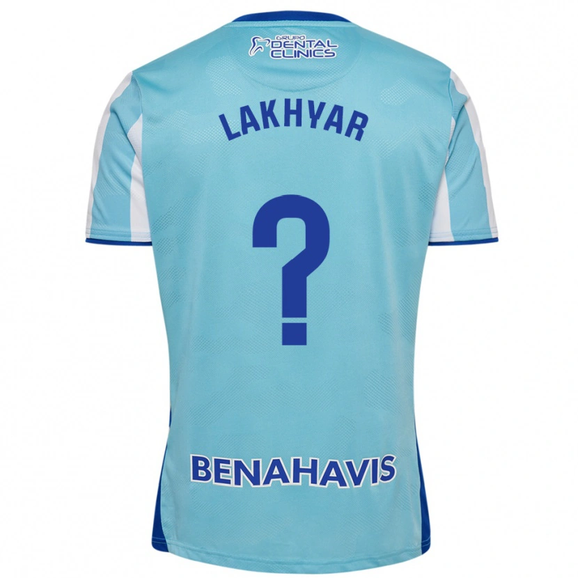Danxen Mujer Camiseta Houssam Lakhyar #0 Celeste Blanco 1ª Equipación 2025/26 La Camisa México