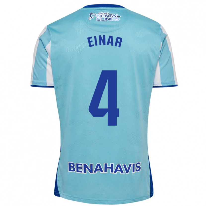 Danxen Mujer Camiseta Einar Galilea #4 Celeste Blanco 1ª Equipación 2025/26 La Camisa México