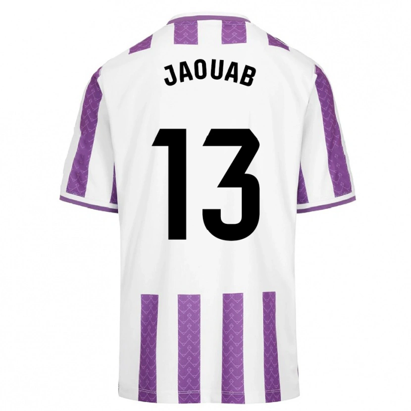 Danxen Mujer Camiseta Mohamed Jaouab #13 Morado Blanco 1ª Equipación 2025/26 La Camisa México