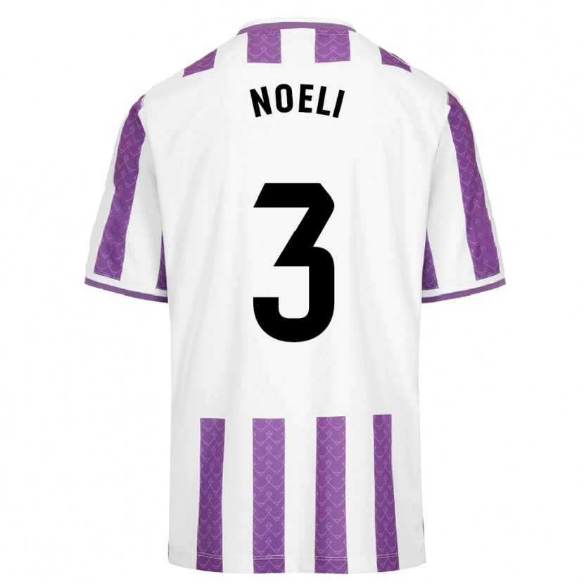 Danxen Mujer Camiseta Noelia Díez González #3 Morado Blanco 1ª Equipación 2025/26 La Camisa México