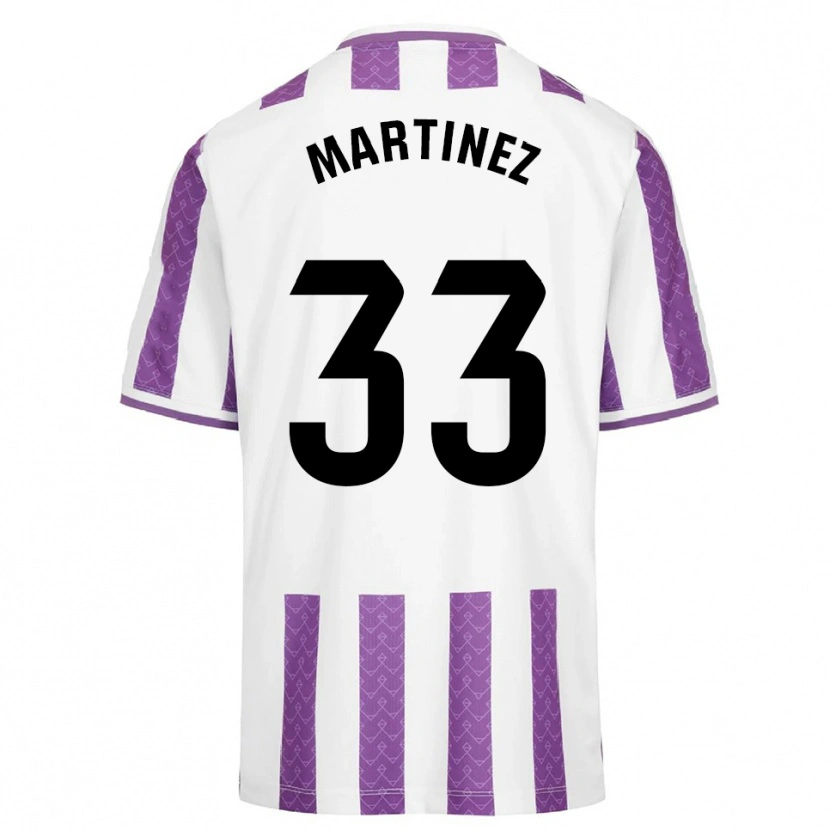 Danxen Mujer Camiseta Jesús Martínez #33 Morado Blanco 1ª Equipación 2025/26 La Camisa México