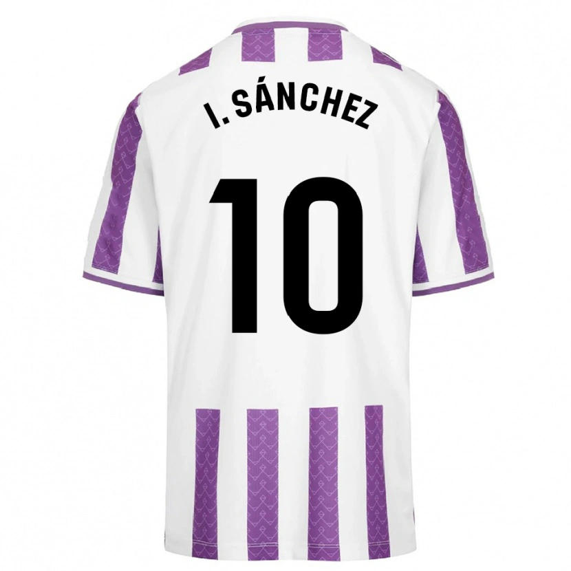 Danxen Mujer Camiseta Iván Sánchez #10 Morado Blanco 1ª Equipación 2025/26 La Camisa México