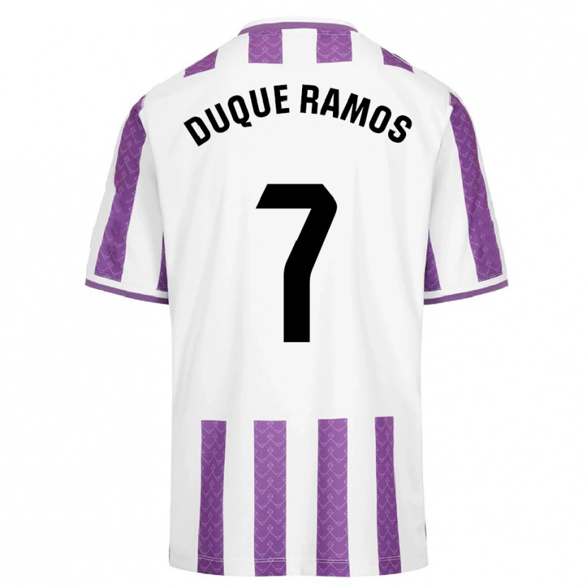 Danxen Mujer Camiseta Carmen Duque Ramos #7 Morado Blanco 1ª Equipación 2025/26 La Camisa México
