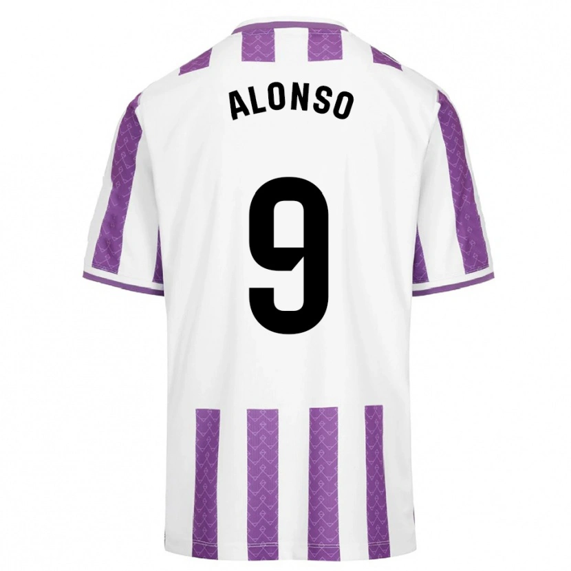 Danxen Mujer Camiseta María Alonso Hidalgo #9 Morado Blanco 1ª Equipación 2025/26 La Camisa México