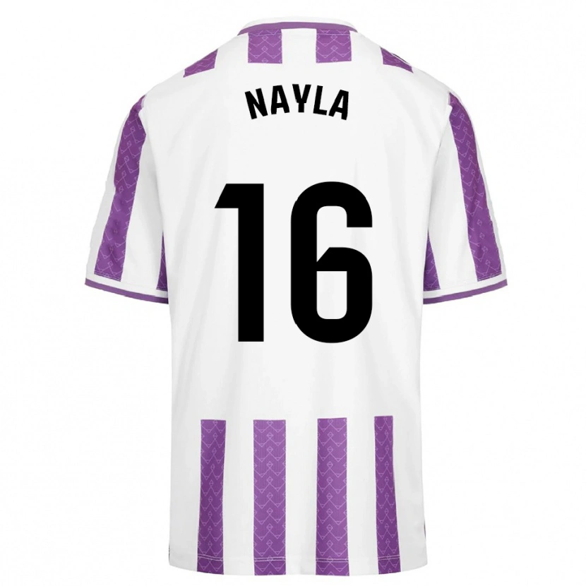 Danxen Mujer Camiseta Nayla Manrique Pajares #16 Morado Blanco 1ª Equipación 2025/26 La Camisa México