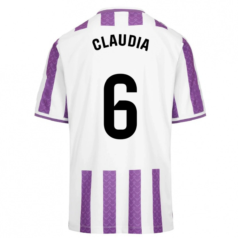 Danxen Mujer Camiseta Claudia Gómez Villagrá #6 Morado Blanco 1ª Equipación 2025/26 La Camisa México