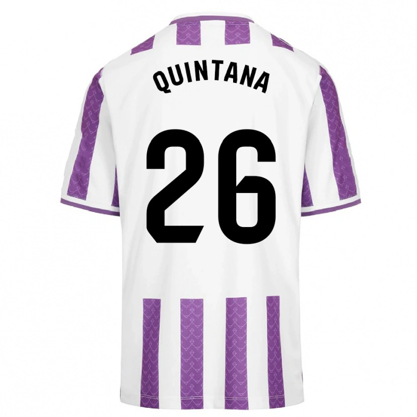 Danxen Mujer Camiseta Alberto Quintana #26 Morado Blanco 1ª Equipación 2025/26 La Camisa México