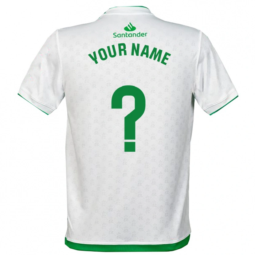 Danxen Mujer Camiseta Su Nombre #0 Verde Blanco 1ª Equipación 2025/26 La Camisa México