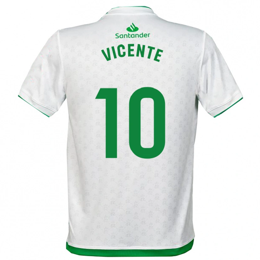 Danxen Mujer Camiseta Iñigo Vicente #10 Verde Blanco 1ª Equipación 2025/26 La Camisa México