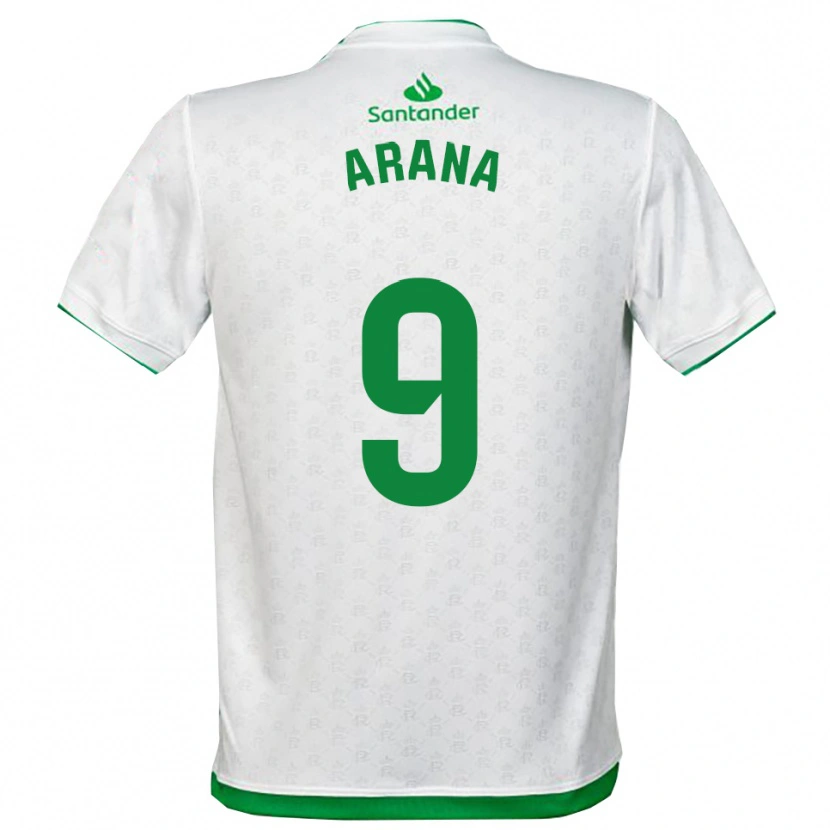 Danxen Mujer Camiseta Juan Carlos Arana #9 Verde Blanco 1ª Equipación 2025/26 La Camisa México