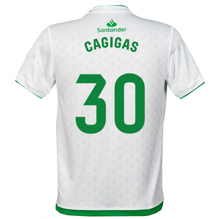 Danxen Mujer Camiseta Iván Cagigas #30 Verde Blanco 1ª Equipación 2025/26 La Camisa México