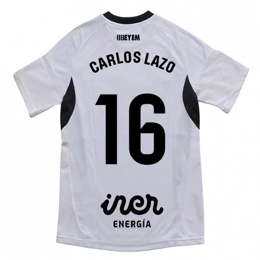 Danxen Mujer Camiseta José Carlos Lazo #16 Blanco Morado 1ª Equipación 2025/26 La Camisa México
