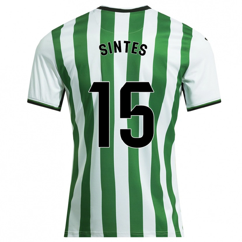 Danxen Mujer Camiseta Xavi Sintes #15 Blanco Verde 1ª Equipación 2025/26 La Camisa México