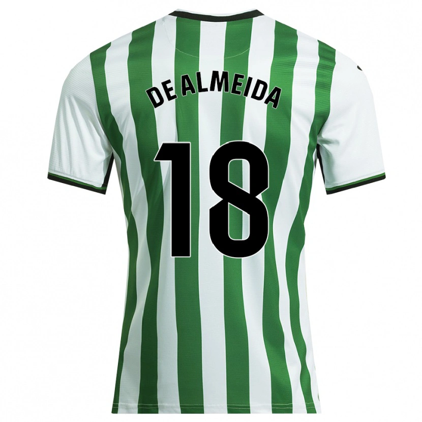Danxen Mujer Camiseta Dalisson De Almeida #18 Blanco Verde 1ª Equipación 2025/26 La Camisa México