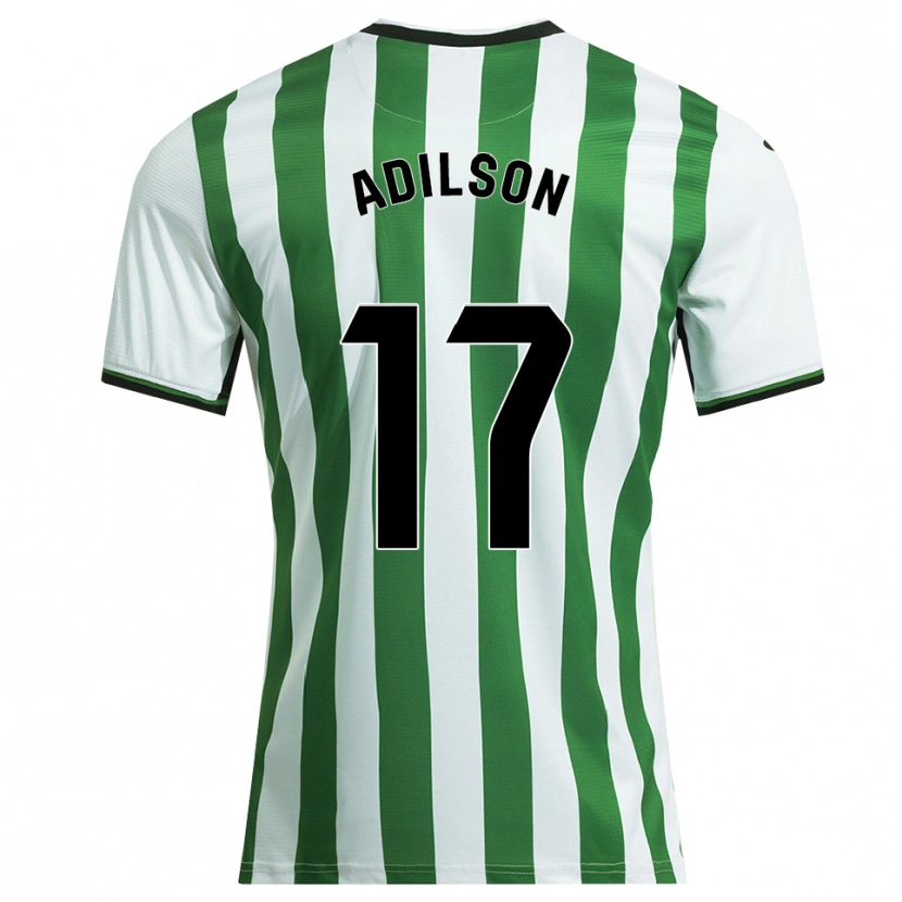Danxen Mujer Camiseta Adilson #17 Blanco Verde 1ª Equipación 2025/26 La Camisa México