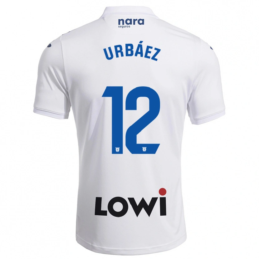 Danxen Mujer Camiseta Joao Urbáez #12 Blanco Marino 1ª Equipación 2025/26 La Camisa México