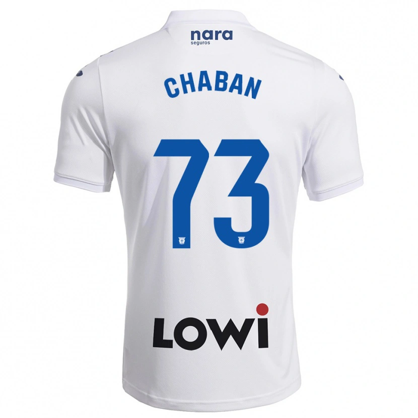 Danxen Mujer Camiseta Danylo Chaban #73 Blanco Marino 1ª Equipación 2025/26 La Camisa México