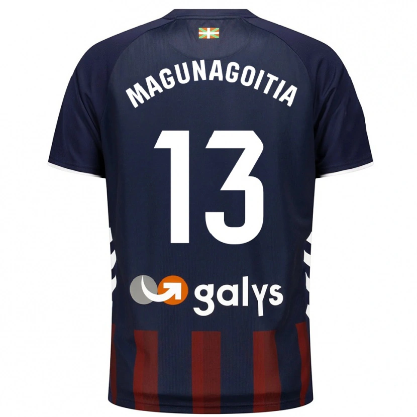 Danxen Mujer Camiseta Jonmi Magunagoitia #13 Azul Marino Rojo 1ª Equipación 2025/26 La Camisa México
