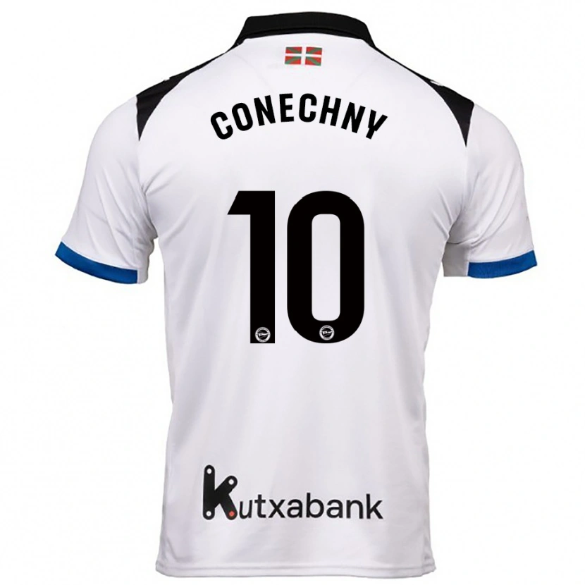 Danxen Mujer Camiseta Tomás Conechny #10 Blanco Azul 2ª Equipación 2025/26 La Camisa México