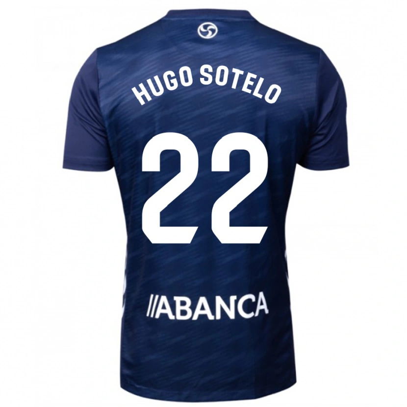 Danxen Mujer Camiseta Hugo Sotelo #22 Azul Marino Blanco 2ª Equipación 2025/26 La Camisa México