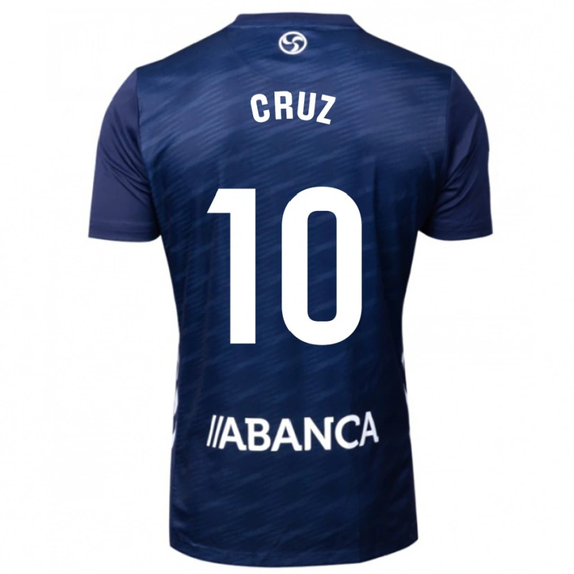 Danxen Mujer Camiseta Tati Cruz #10 Azul Marino Blanco 2ª Equipación 2025/26 La Camisa México